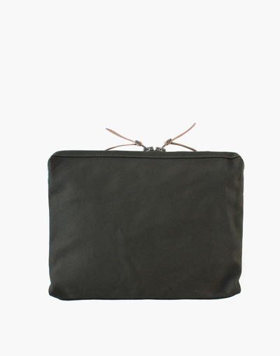 Mw Makr Large Canvas Organizer Pouch In Green