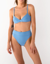 Mw Galamaar&reg; Simone Retro Bikini Top In Blue