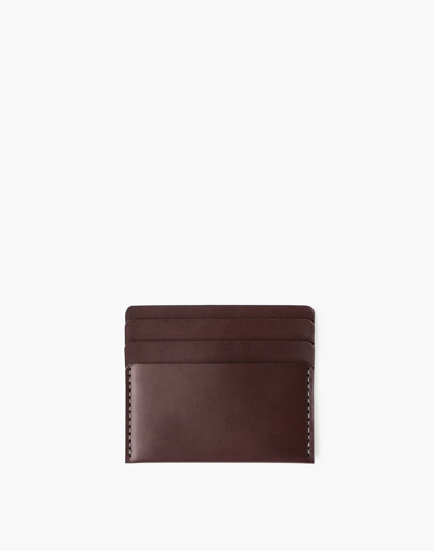 Mw Makr Leather Cascade Wallet In Red