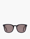 Madewell Ashcroft Sunglasses In True Black Multi