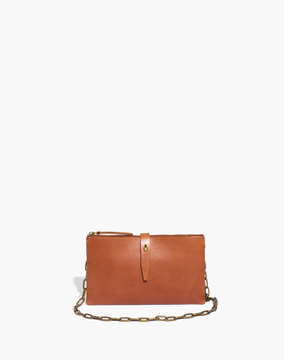 Madewell The Transport Accordion Crossbody In English Saddle