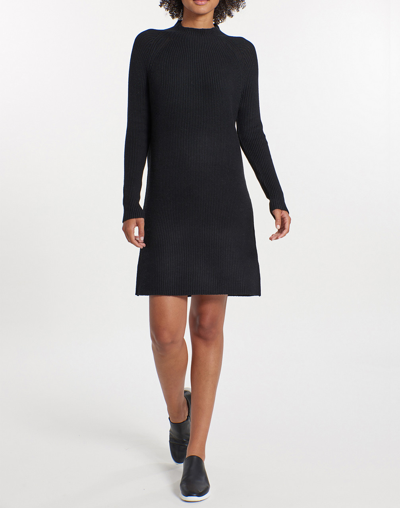 Mw Leimere Venice Mock Dress In Black