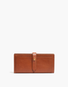 Madewell The Post Wallet In English Saddle
