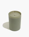 Mw Large Matte Glass Candle In Fern Moss