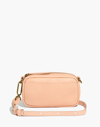 Mw The Leather Carabiner Mini Crossbody Bag In Muted Shell