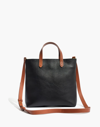 Madewell The Zip-top Transport Crossbody In True Black Brown