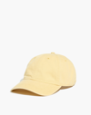 Mw Broken-in Baseball Cap In Light Straw