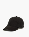 Mw Broken-in Baseball Cap In True Black