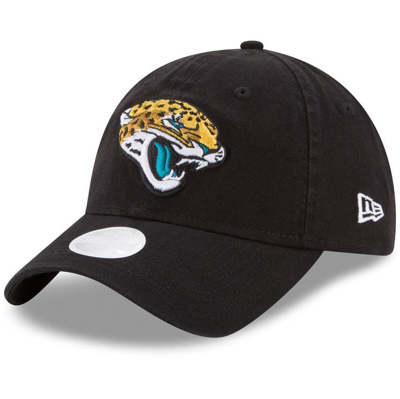 New Era Women's Black Jacksonville Jaguars Core Classic Primary 9twenty Adjustable Hat