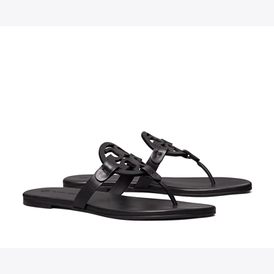 Tory Burch Miller Soft Sandal, Narrow In Perfect Black