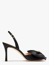 Kate Spade Happily Bow-embellished Pumps In Black