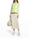 Canada Goose Cypress Branded-patch Shell-down Gilet In Summit Pink