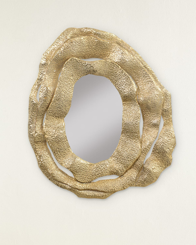 John-richard Collection Brutalist Tripe Frame Mirror