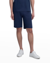 Bugatchi Butgatchi Comfort Drawstring Knit Shorts In Navy