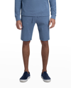 Bugatchi Butgatchi Comfort Drawstring Knit Shorts In Slate