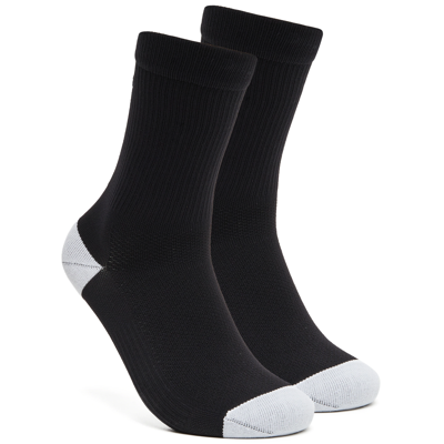 Oakley Ribbed Ellipse Long Socks In Black