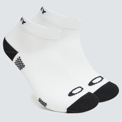Oakley Ribbed Ellipse Short Socks In White