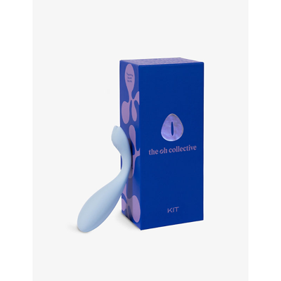 The Oh Collective Kit Internal And Clitoral Vibrator In Clear Sky Blue
