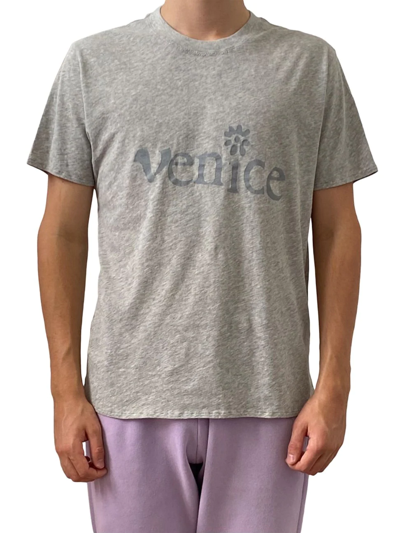 Erl Venice Graphic T-shirt In Grey