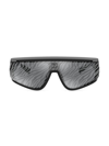 Luxottica Dg6177 46mm Mask Sunglasses In Black