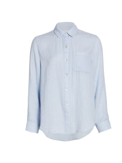 Rails Women's Ellis Cotton Gauze Button-up In Bluebell