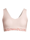 Chantelle Soft Stretch Collection Padded V-neck Bra Top In Floral Print