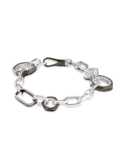 John Hardy Chain Industrial Silver Link Bracelet In Sterling Silver