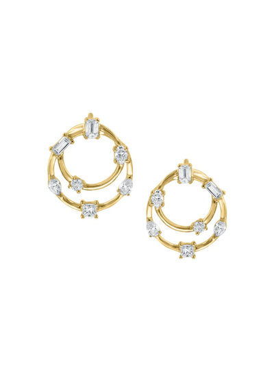 Saks Fifth Avenue 14k Yellow Gold 0.68 Tcw Diamond Earrings