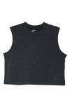 Nike Sportswear Crop Tank In Black/ Black