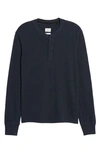 Rag & Bone Rag And Bone Navy Classic Henley In Deep Navy
