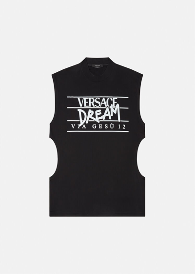 Versace Dream Logo Top, Male, Black, L