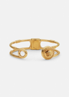 Versace Women's Goldtone Medusa Safety-pin Cuff In Gold
