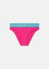 Versace Greca Border Bikini Briefs In Fuchsia+blue