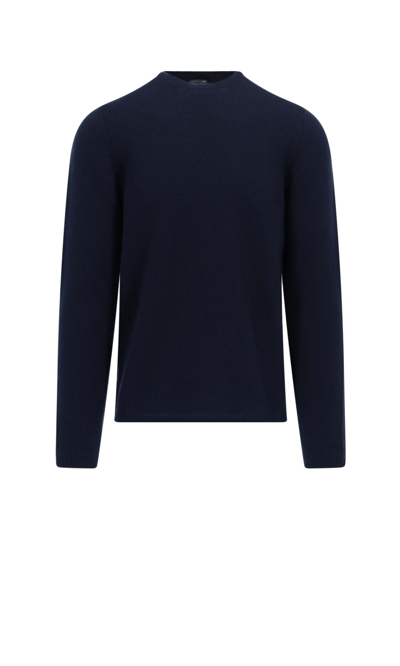 Prada Men's Blue Wool Sweater