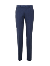 Incotex Venezia 1951 Cotton And Linen Slim Fit Pants In Dark Blue