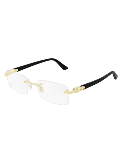 Cartier Ct0287o - Atterley In Gold Black Transparen