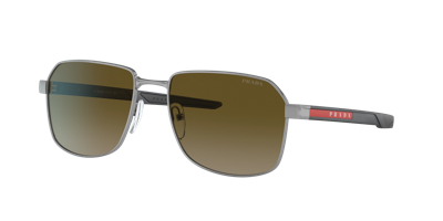 Prada Linea Rossa Man Sunglasses Ps 54ws In Grey Gradient
