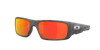 Oakley Men's Rectangle Sunglasses, Oo9239 60 Crankshaft In Ruby Iridium Polarized