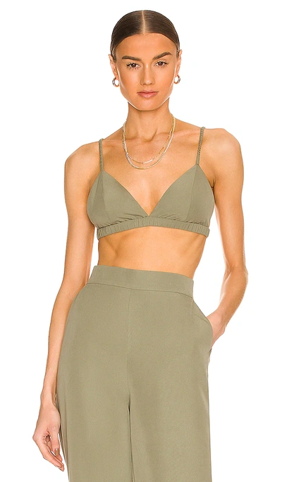 Favorite Daughter The Rebound Bra Top In Olive