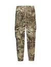 K-way Leo Crinkle Camou Nylon Cargo Pants In Camouflage