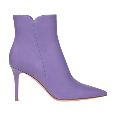 Gianvito Rossi Levy 85 Boots In Lavender