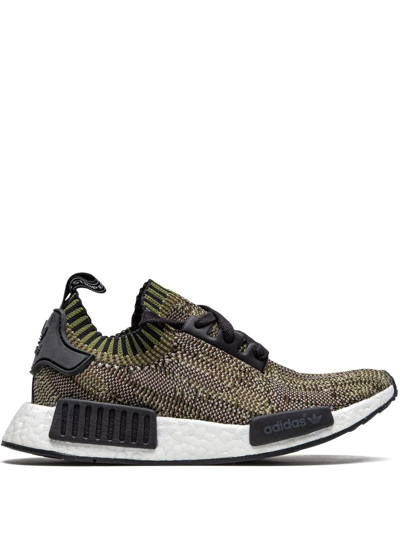 Adidas Originals Nmd R1 Primeknit "camo Pack" Sneakers In Brown