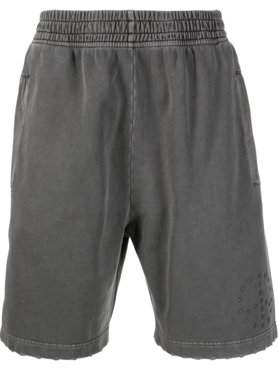 Etudes Studio Straight-leg Organic-cotton Shorts In Grey