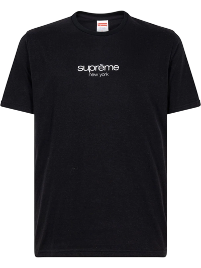Supreme Classic Logo T-shirt In Black