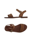 WINDSOR SMITH WINDSOR SMITH WOMAN SANDALS BROWN SIZE 7 LEATHER,11137660VD 9