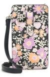 Madden Girl Cell Phone Crossbody In Floral