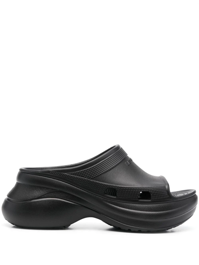 BALENCIAGA X CROCS™ 厚底拖鞋式凉鞋