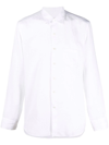 Peninsula Swimwear Pointed-collar Button-up Shirt In White