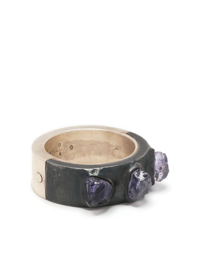 Parts Of Four Sistema Two-tone Crystal Ring In Silber
