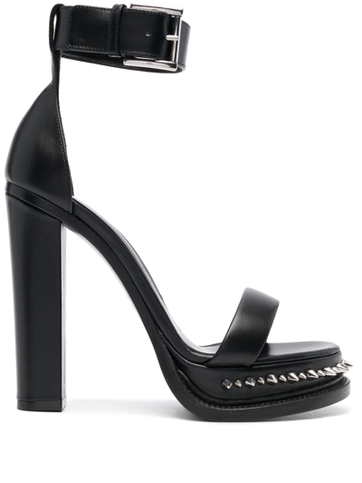 ALEXANDER MCQUEEN SPIKED-SOLE HIGH-HEEL SANDALS